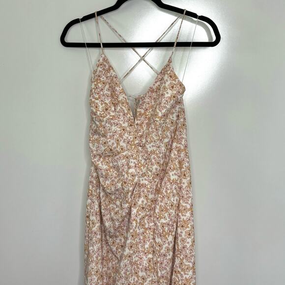 Significant Other Maria Floral Linen Sleeveless Maxi Dress 8 - Picture 15 of 16